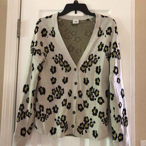 Cabi Leopard Cardigan Sweater